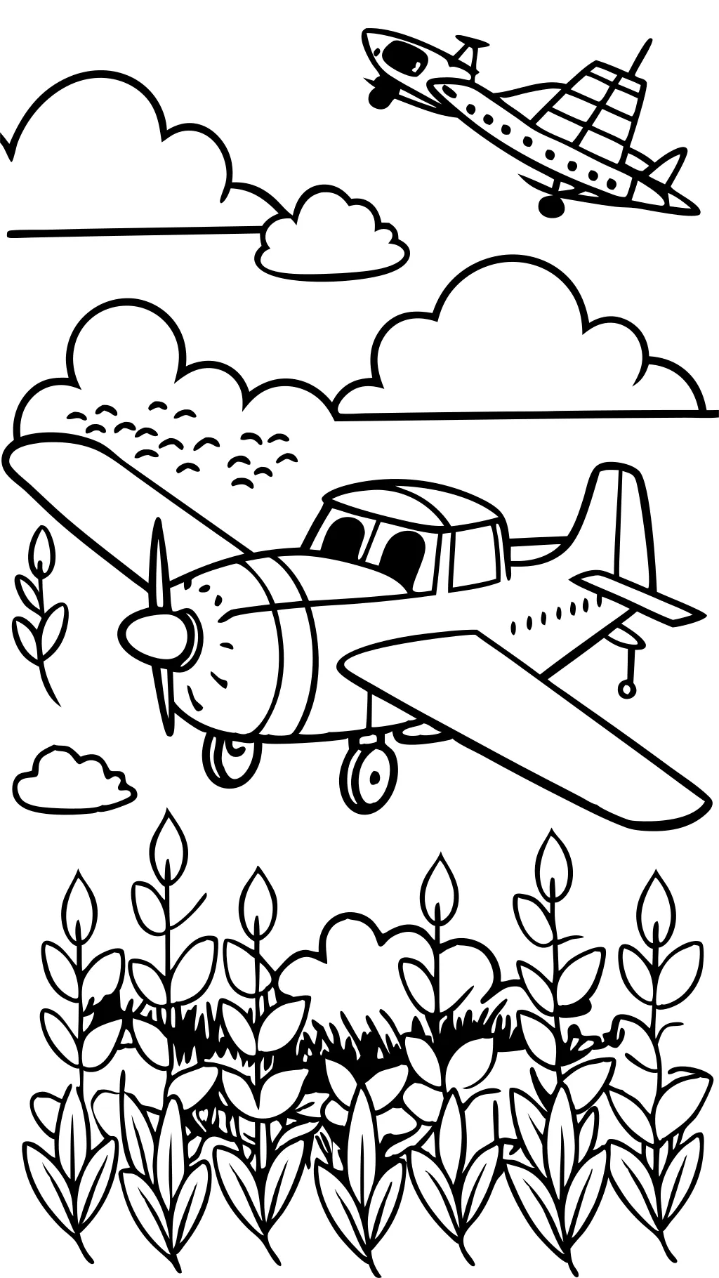 dusty crophopper coloring page